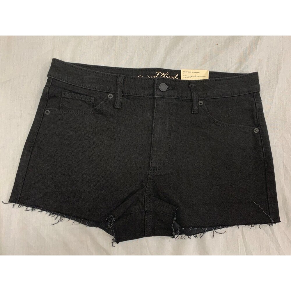 NWT UNIVERSAL THREAD WOMENS HIGH RISE CUT OFF JEANS SHORTS SIZE 10